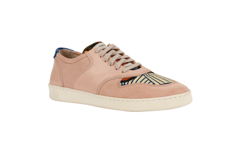 African Fair Trade Sneaker - Sahara Pastell F