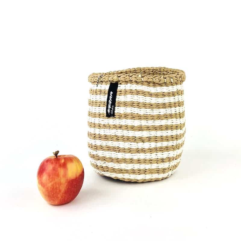 Kiondo Korb XS - Thin Stripes - Braun Kiondo Korb XS - Thin Stripes - Braun