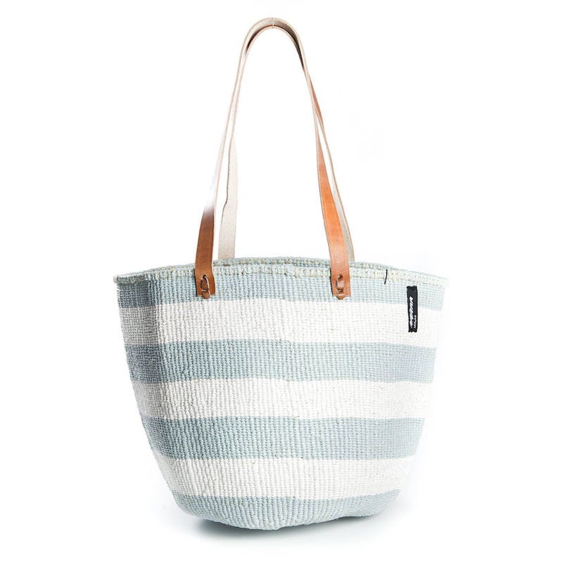 Kiondo Tasche M - Stripes - Hellblau