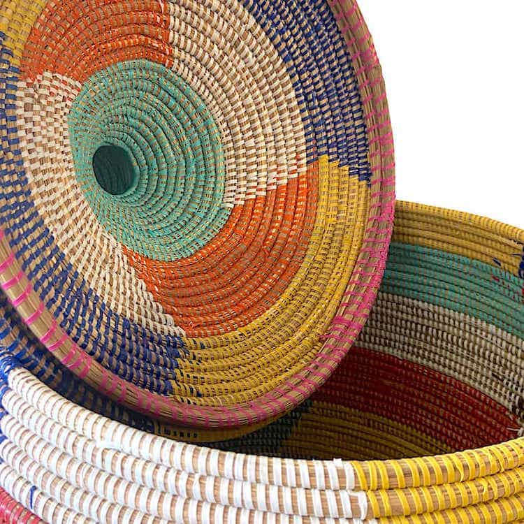 Wäschekorb Afrika bunt Wäschekorb Afrika bunt