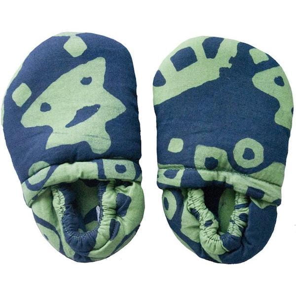 Bio Babypuschen - Autos - Grünblau Bio Babypuschen - Autos - Grünblau