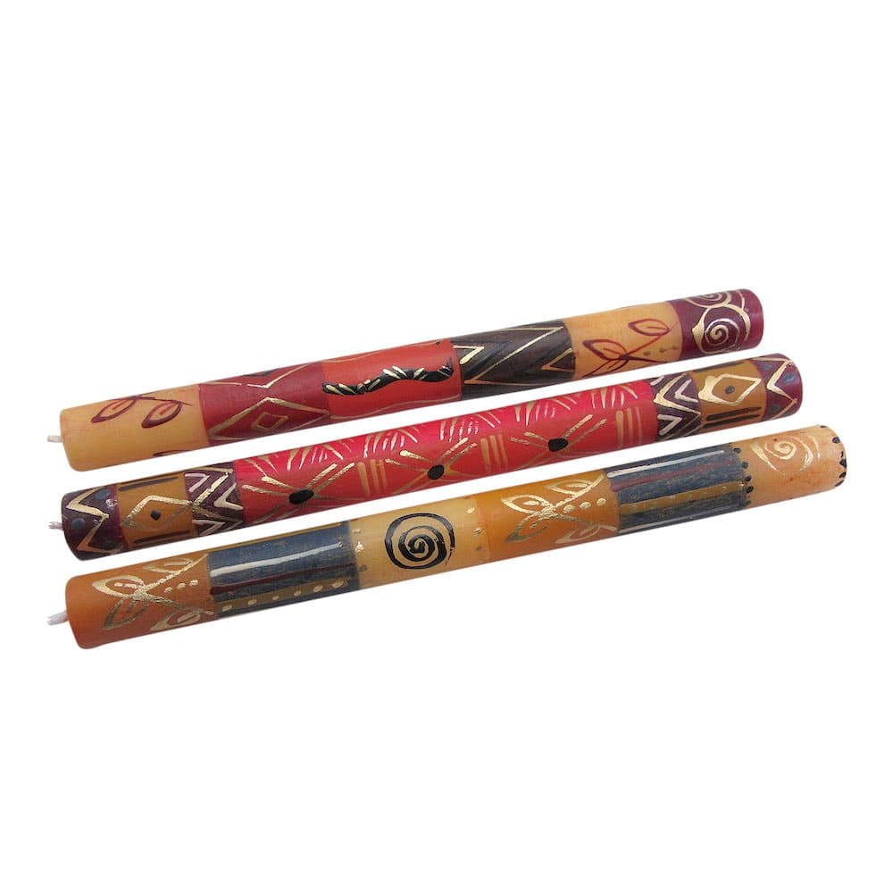 Geschenkbox - BONGAZI - 3 x Stabkerzen 23cm Geschenkbox - BONGAZI - 3 x Stabkerzen 23cm