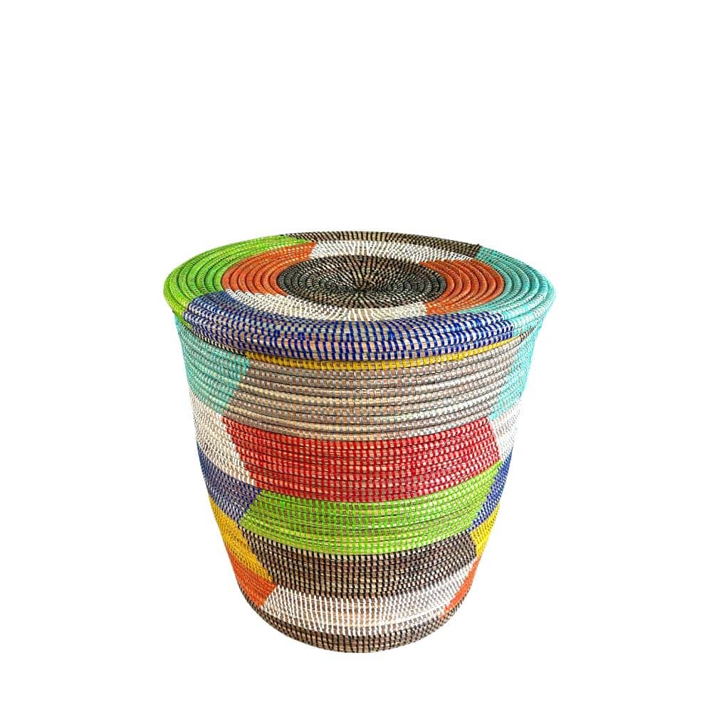 Wäschekorb Flachdeckel L - Zick Zack - Bunt Wäschekorb Flachdeckel L - Zick Zack - Bunt