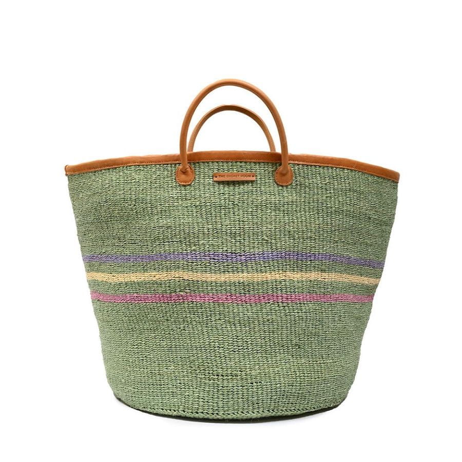 Sisal Wäschekorb handgeflochten Vutia The Basketroom Graskorb Gruen Korb Sisal Wäschekorb handgeflochten Vutia The Basketroom Graskorb Gruen Korb