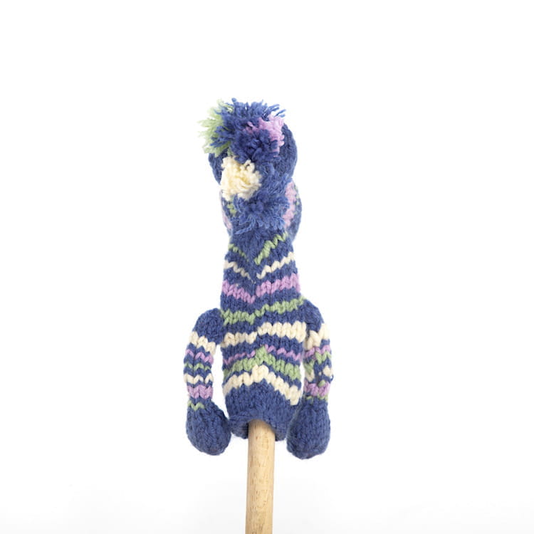 Gestrickte Fingerpuppen - Mbizi - Zebra Gestrickte Fingerpuppen - Mbizi - Zebra