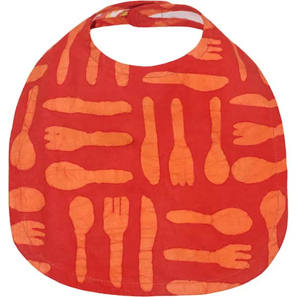 Bio Baby Lätzchen - Silverware - Orange Bio Baby Lätzchen - Silverware - Orange