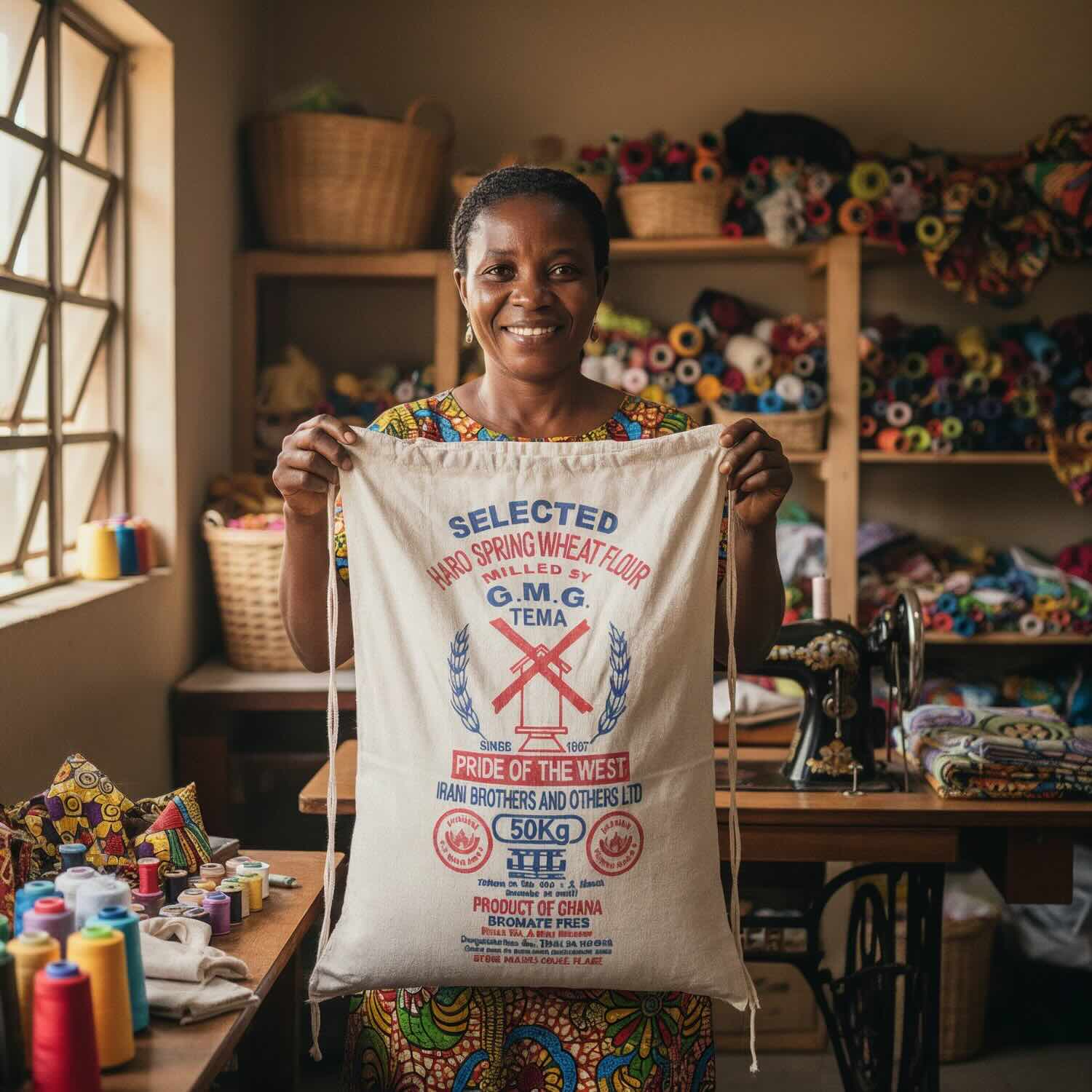 Eco Wäschesack für L-XXL Körbe - Upcycling