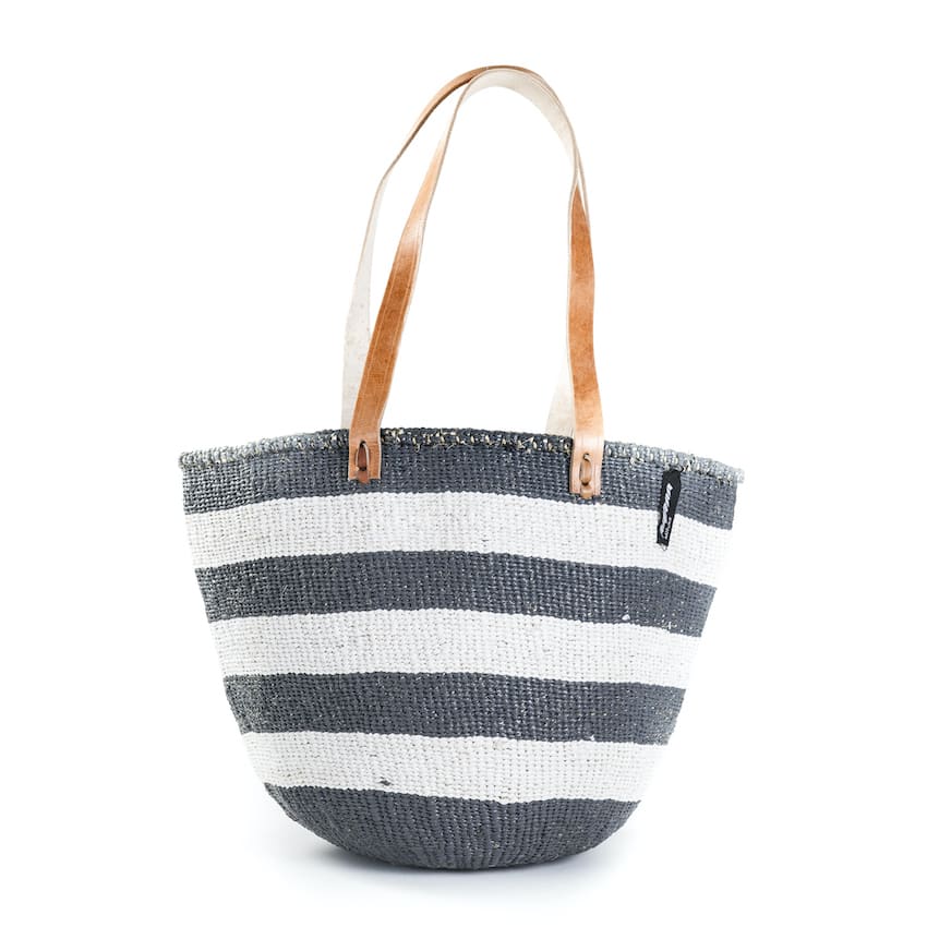 Kiondo Tasche M - Stripes - Grau Kiondo Tasche M - Stripes - Grau