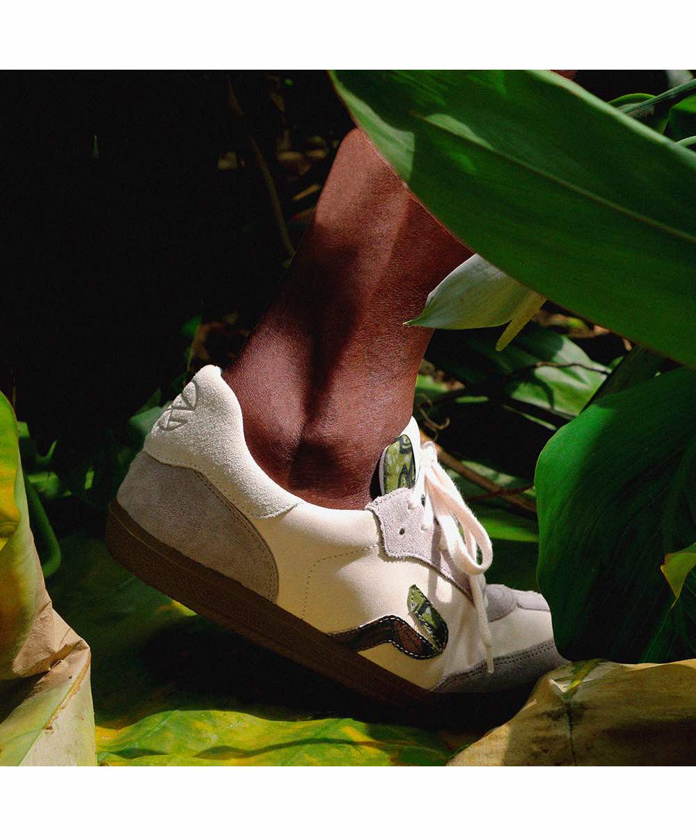 African Fair Trade Sneaker - Sahara Argile