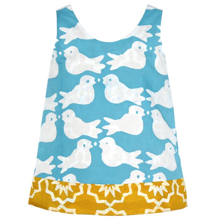 Babys Reversible Dress - Chroma Mustard Babys Reversible Dress - Chroma Mustard