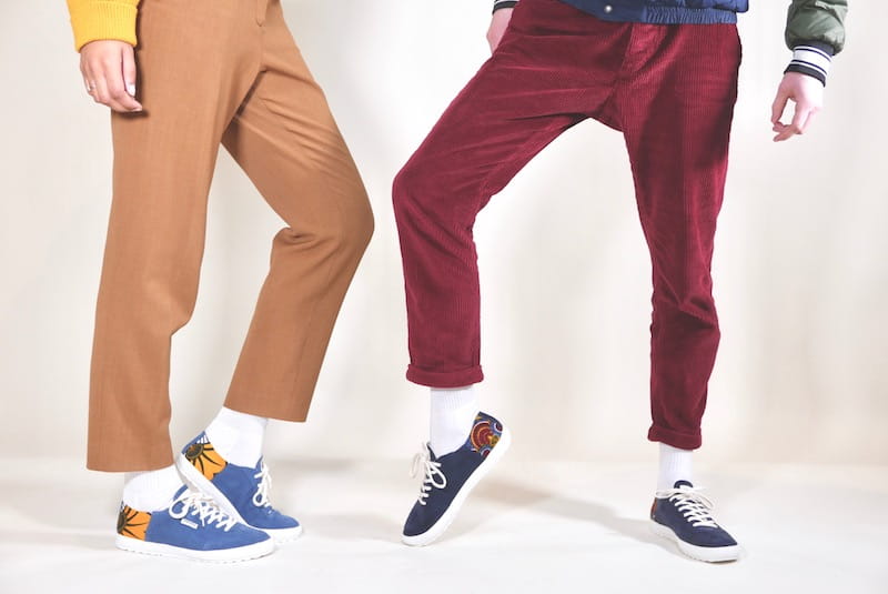 African Fair Trade Sneaker - Harmattan Ocean African Fair Trade Sneaker - Harmattan Ocean