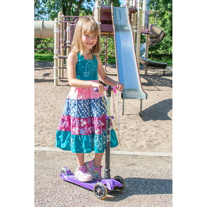 Girls Carousel Dress - Paisley Teal