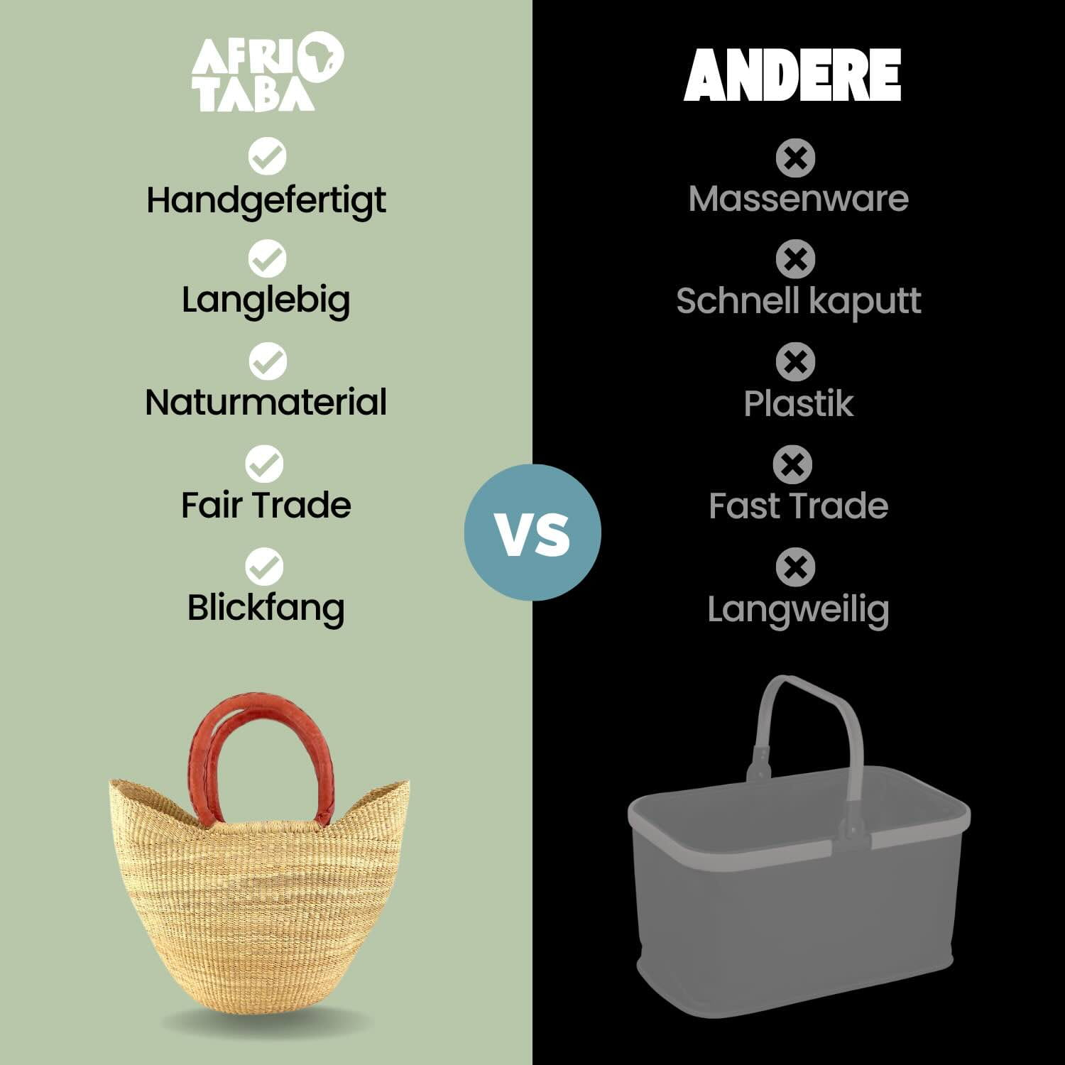 Bolga Bag - Natural - U-Form