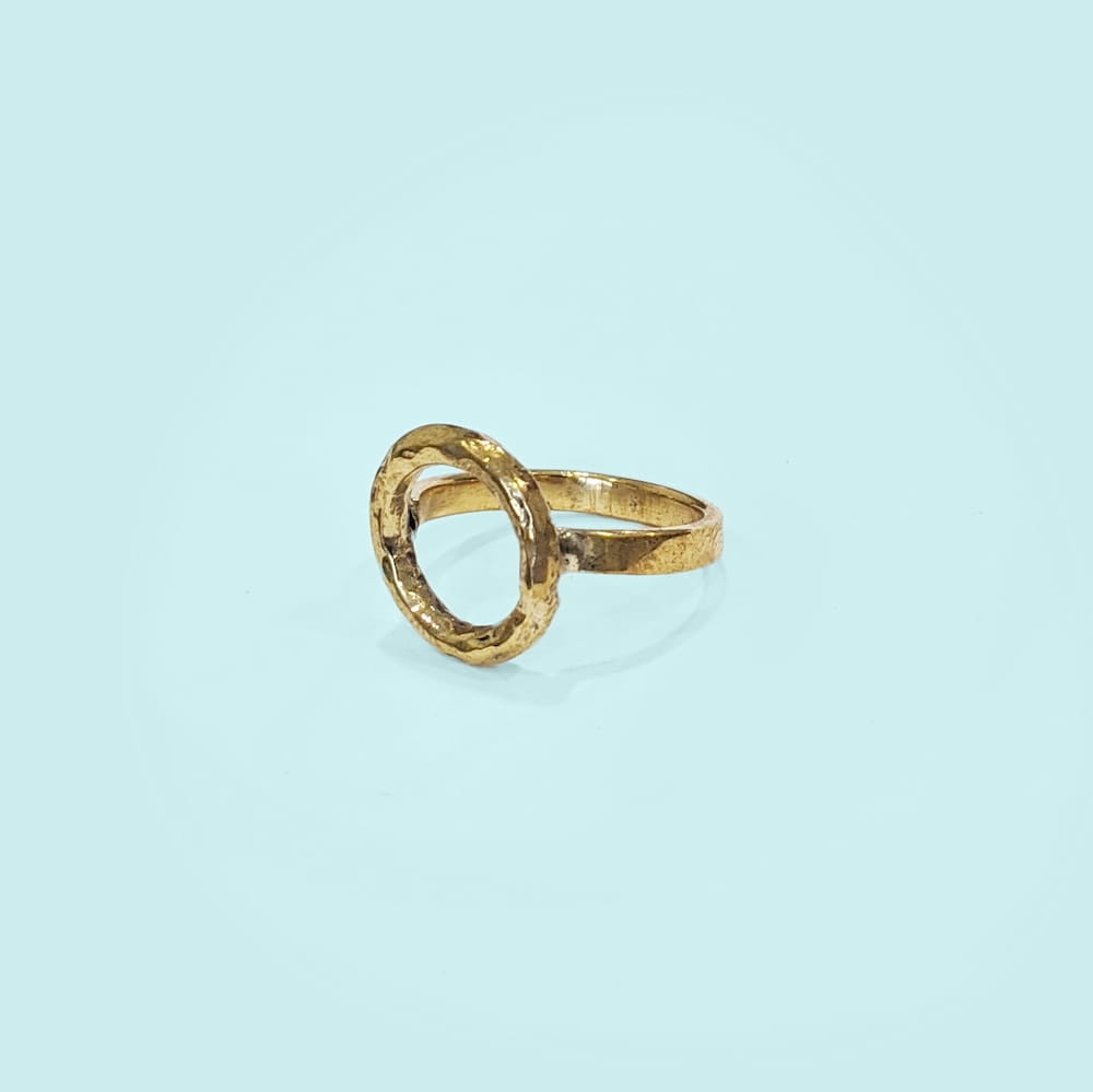 Messing Fingerring - Open Circle Messing Fingerring - Open Circle