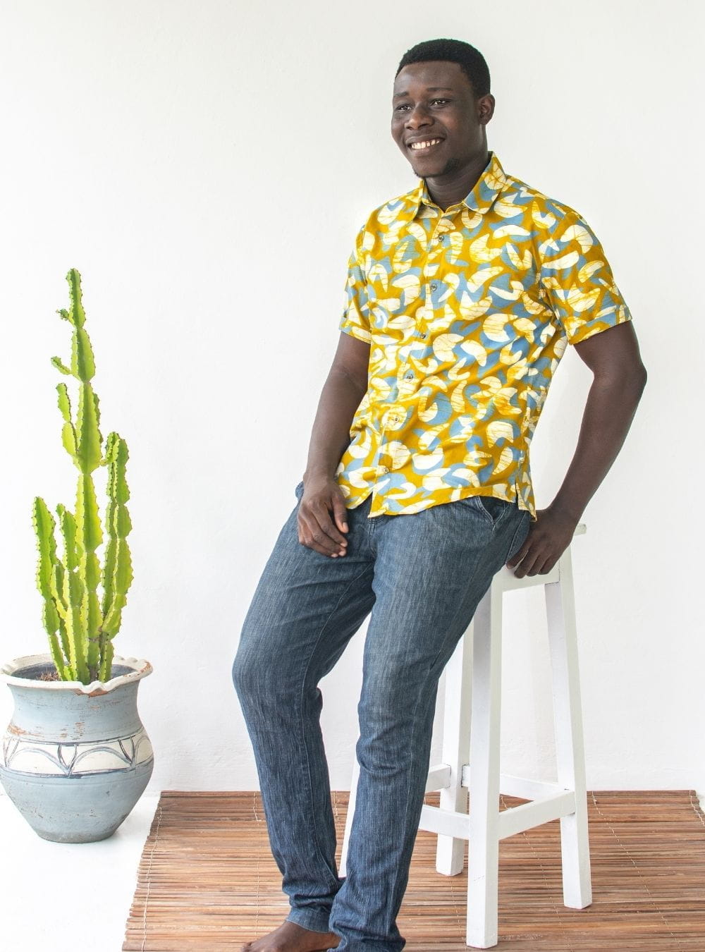 Afrikanische Stoffe - Mod Mustard - Bio Afrikanische Stoffe - Mod Mustard - Bio