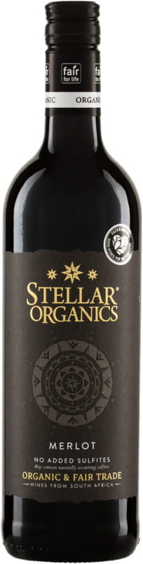 Merlot ohne SO2 sulfitfrei ohne Sulfite 2020 Bio Fairtrade Stellar Organics Südafrika Rotwein Merlot ohne SO2 sulfitfrei ohne Sulfite 2020 Bio Fairtrade Stellar Organics Südafrika Rotwein