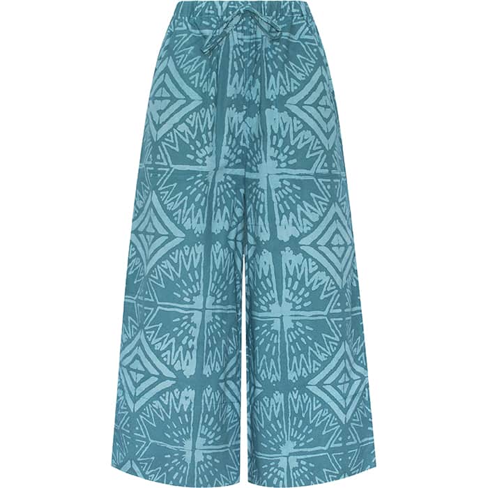 Bio Hose Crop - Radiance Teal - Blaugrün Bio Hose Crop - Radiance Teal - Blaugrün