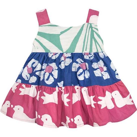 Babys Carousel Dress - Two Birds Rose