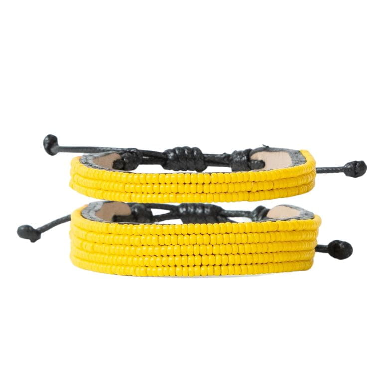 Massai Armband - Sunshine Gelb - S/M Massai Armband - Sunshine Gelb - S/M
