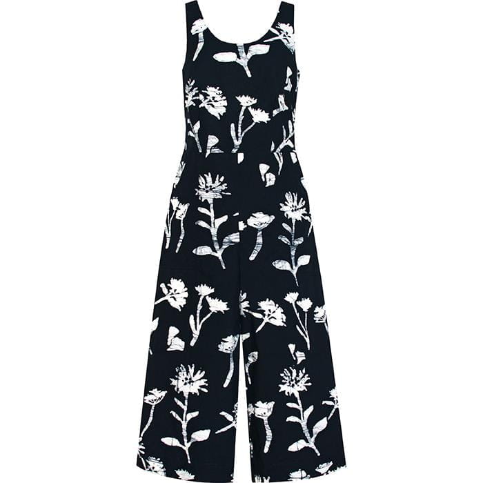 Bio Jumpsuit Wildflower Black Global Mamas