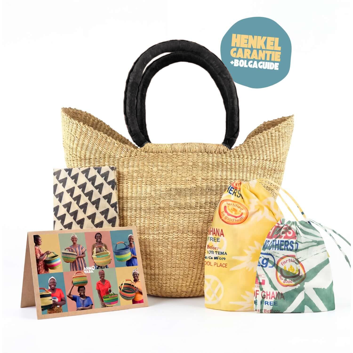 Bolga Bag - Salaga Natural - U-Form - Ghana - Fair Trade