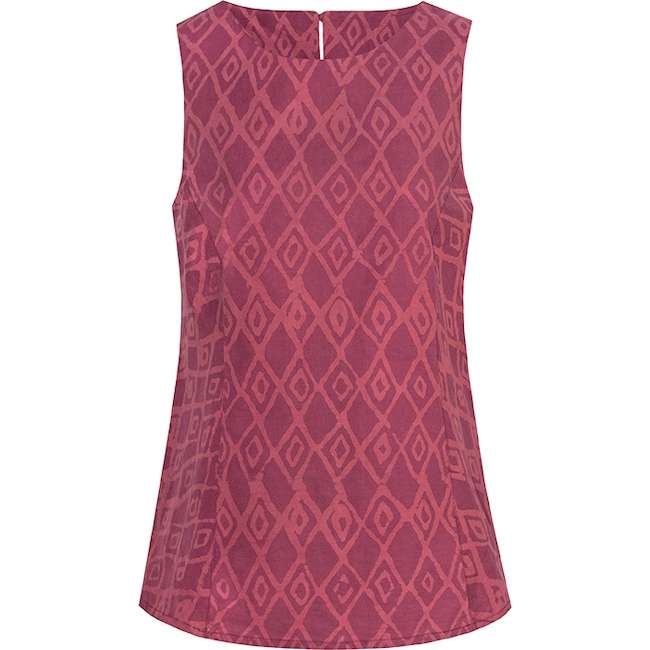 Ethno Bluse Tunika Boardwalk Rot Global Mamas Argyle Wine