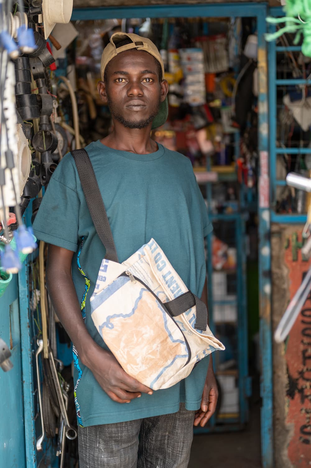 Asante - Bio Kitenge Shirt - Men - Grün