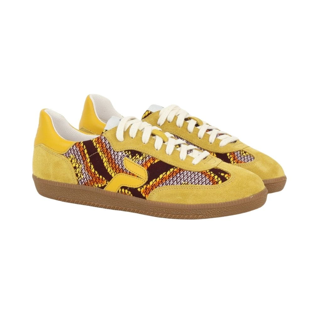 African Fair Trade Sneaker - Sahara Safran