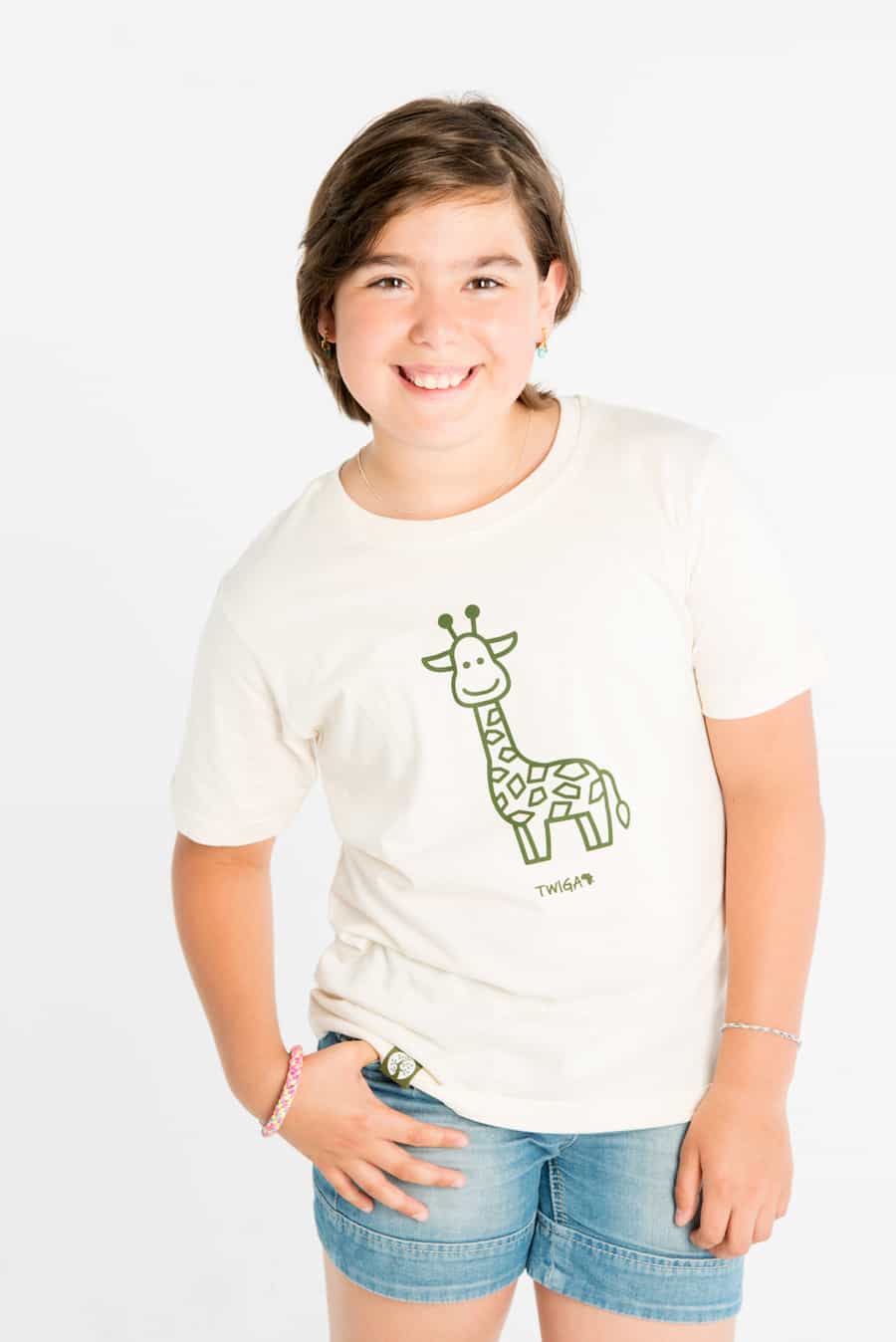 Twiga - Unisex - Natur - Organic Shirt Twiga - Unisex - Natur - Organic Shirt