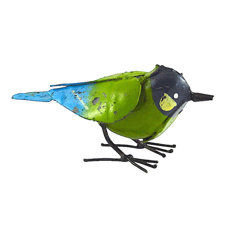 Metall Vogel - Deko Garten - Kohlmeise Metall Vogel - Deko Garten - Kohlmeise