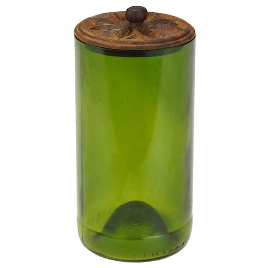 Upcycling Vorratsglas Chako Zanzibar Contigo Fairtrade Weinflasche Grün Upcycling Vorratsglas Chako Zanzibar Contigo Fairtrade Weinflasche Grün