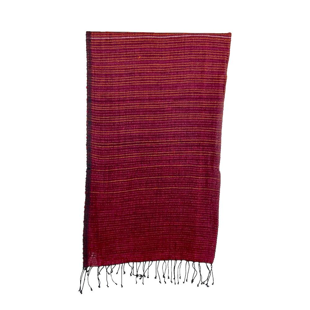 Deborah - Baumwollschal - Unisex - Merlot