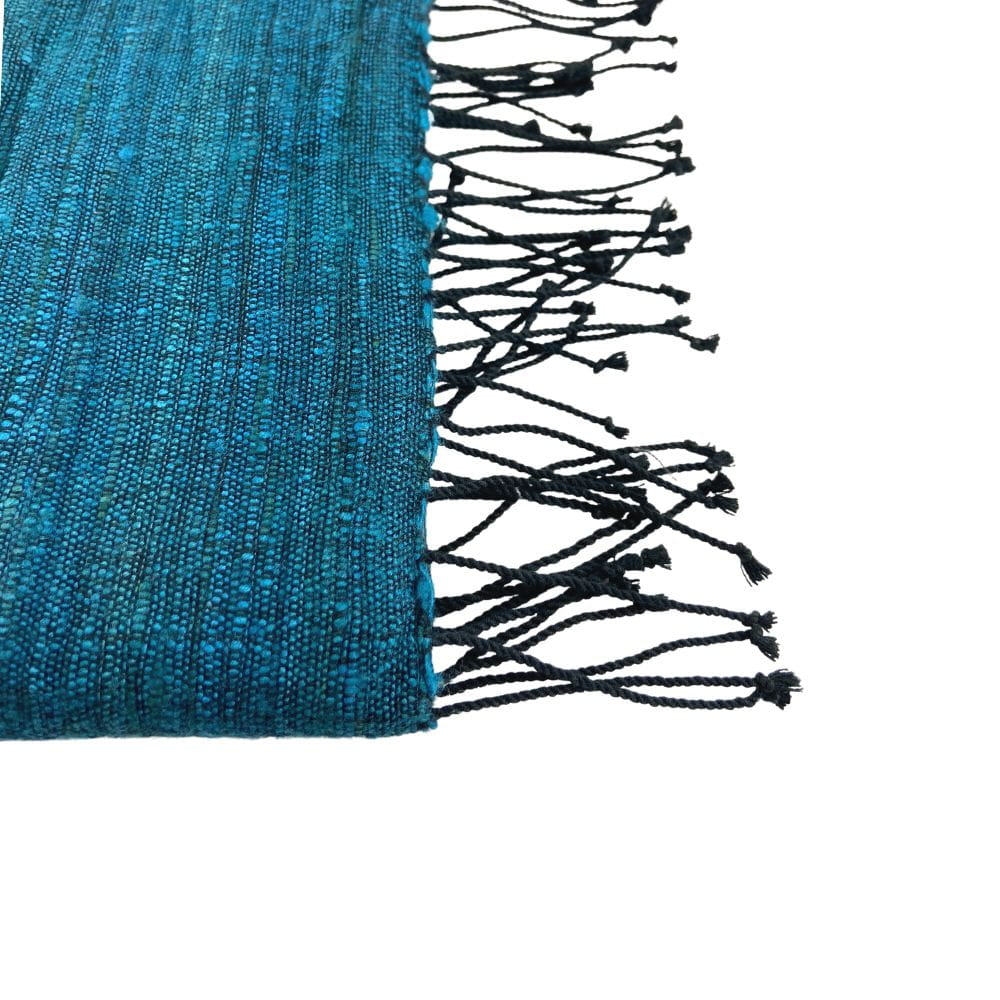 Joia - Baumwoll- & Seidenschal - Unisex - Teal Joia - Baumwoll- & Seidenschal - Unisex - Teal