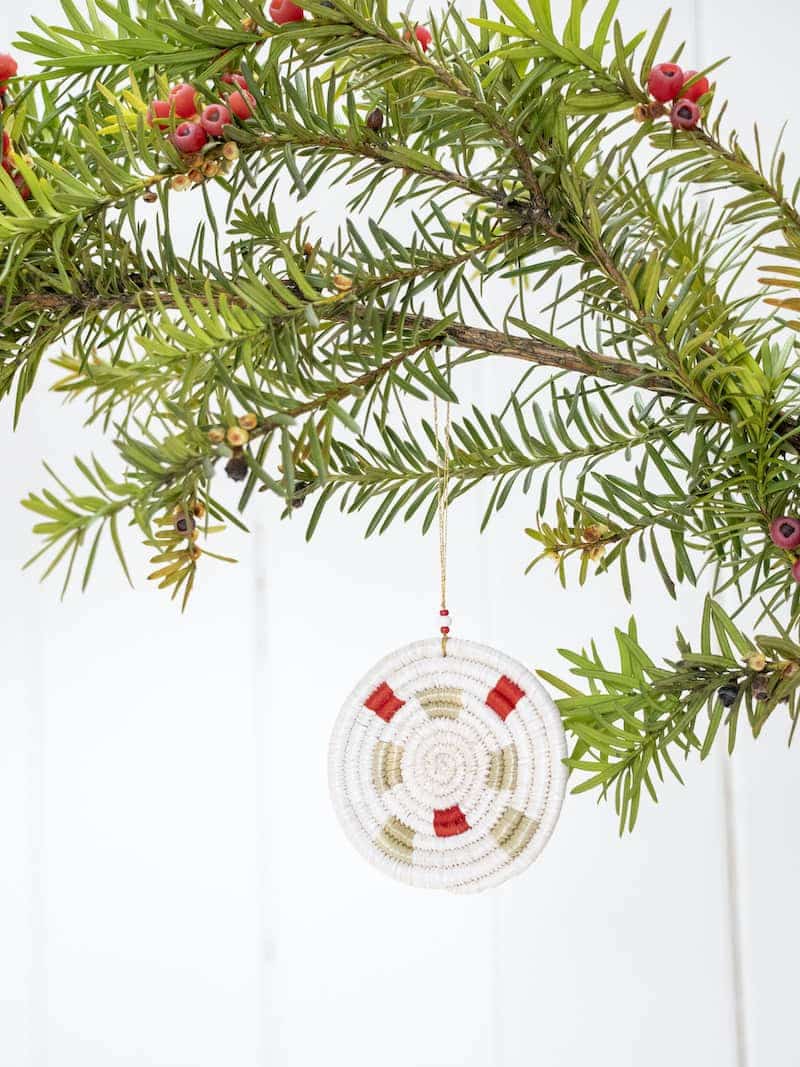 Nachhaltige Weihnachtsdeko Christbaumschmuck nachhaltig Womencraft