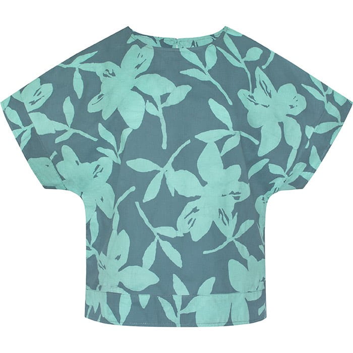 Crew Bluse - Blossom Sea Glass - Meergrün