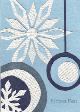 Recycling Weihnachtskarte - Snowflake Recycling Weihnachtskarte - Snowflake
