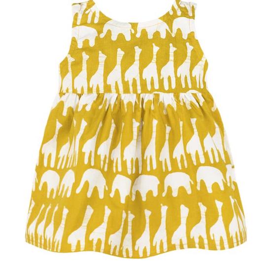 Babys Sundress - Sahara Mustard