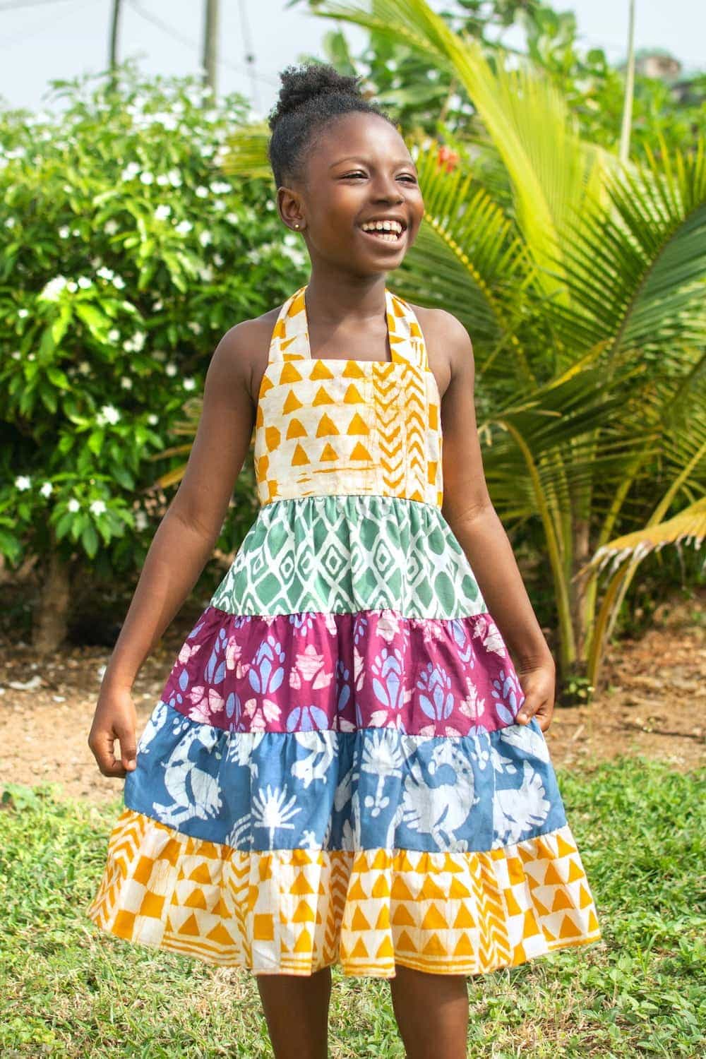 Girls Carousel Dress - Adobe Gold Girls Carousel Dress - Adobe Gold