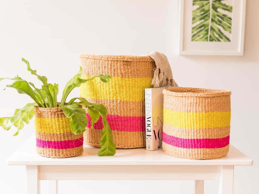 Sisal Korb - Mazao - S/M/L Sisal Korb - Mazao - S/M/L