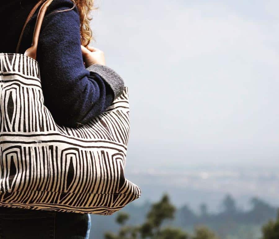 African Tote Bags - Safari - Tukul Brown