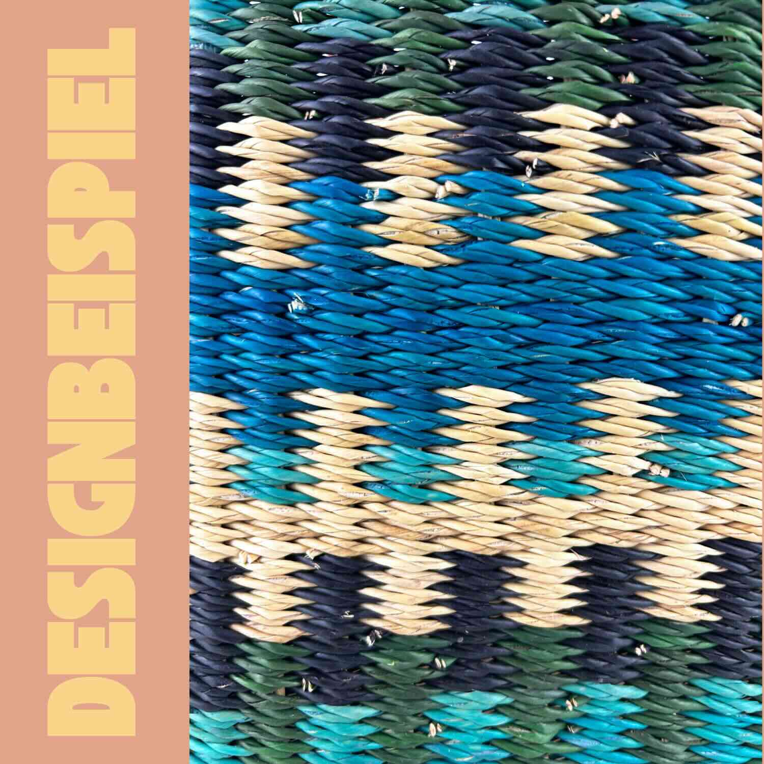 Bolga Korb - Cape Coast - Viele Farben - Oval