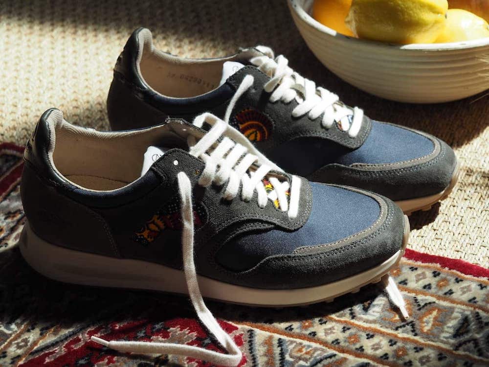 African Fair Trade Sneaker - Arusha Ocean African Fair Trade Sneaker - Arusha Ocean