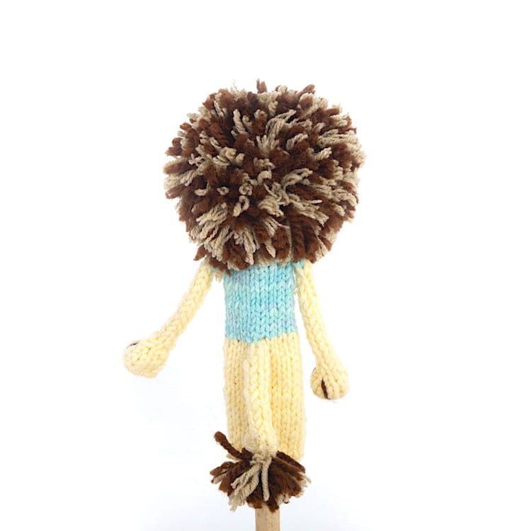 Gestrickte Fingerpuppen - Shumba - Löwe Gestrickte Fingerpuppen - Shumba - Löwe