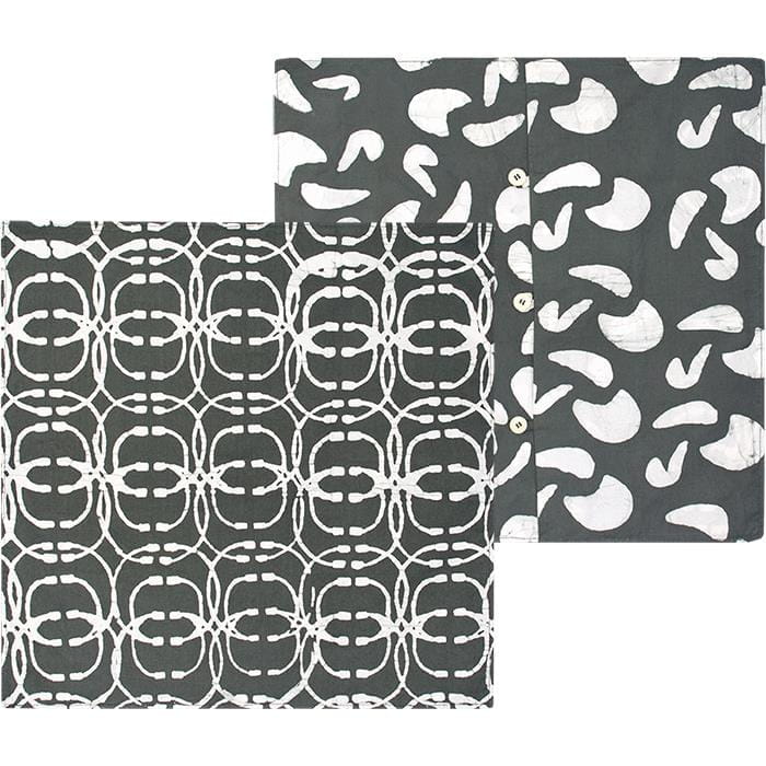 Afrikanische Kissenhüllen - Orbit 50x50 - Charcoal Afrikanische Kissenhüllen - Orbit 50x50 - Charcoal