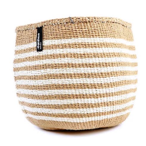 Kiondo Korb S - Thin Stripes - Braun Kiondo Korb S - Thin Stripes - Braun