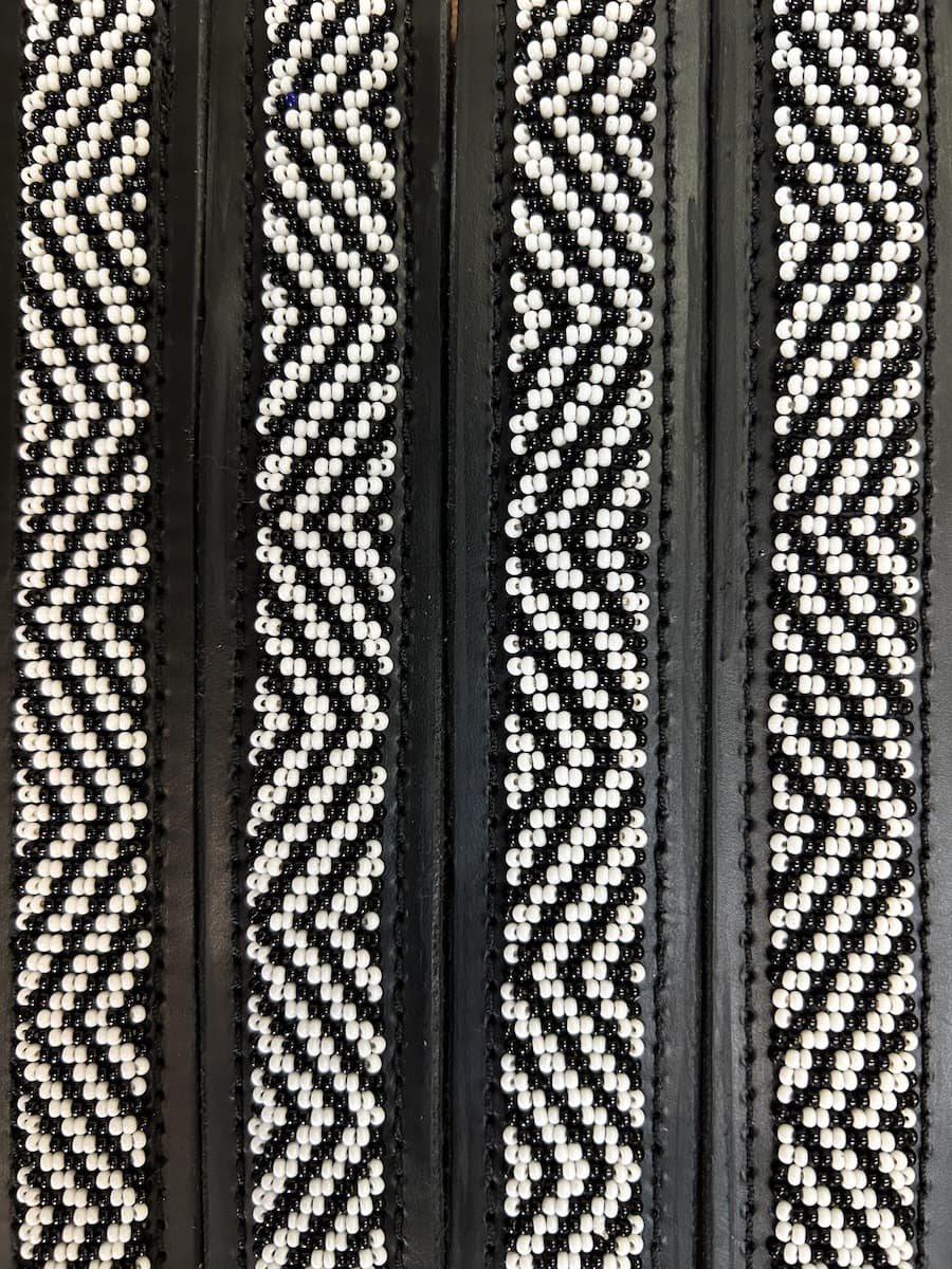 Massai Ledergürtel - Zebra - Unisex Massai Ledergürtel - Zebra - Unisex