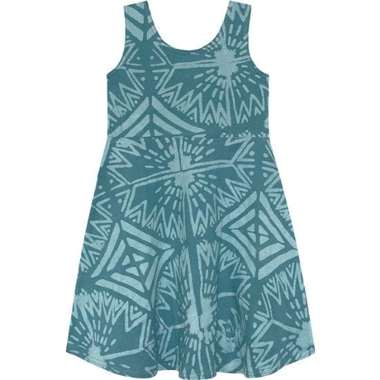 Girls Fit & Flare Jersey Dress - Radiance Teal Girls Fit & Flare Jersey Dress - Radiance Teal