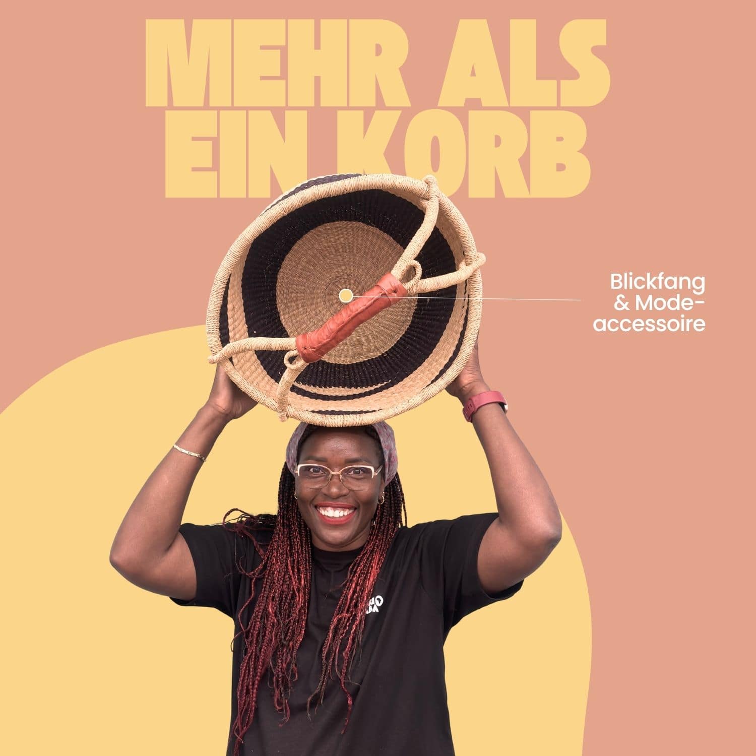 Bolga Korb - Ho - Rund