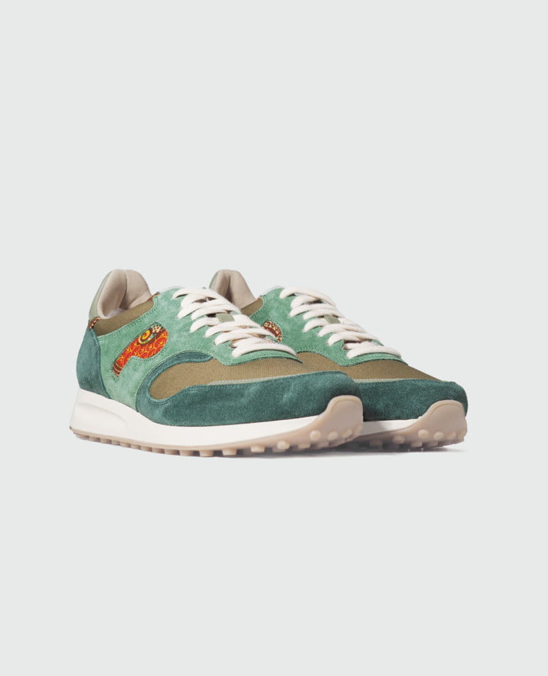 African Fair Trade Sneaker - Arusha Verde African Fair Trade Sneaker - Arusha Verde
