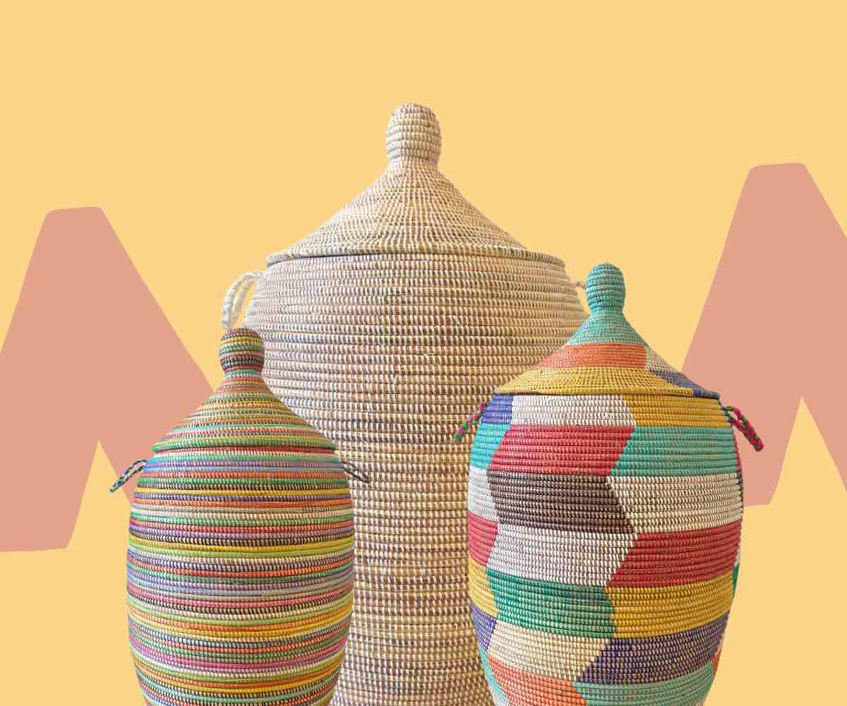Senegal Wschekörbe Senegal Wäschekörbe